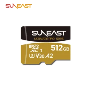 MicroSDXC 512GB – 208MB/s UHS-I V30 GOLD Series 