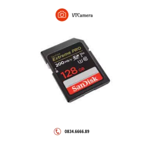 Thẻ nhớ SDXC SanDisk Extreme Pro U3 V30 128GB 200MB/s (Thẻ Chính Hãng)