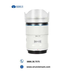 Ống kính AF SIRUI Sniper 23mm F1.2 for Fujifilm XF (APS-C) Màu trắng