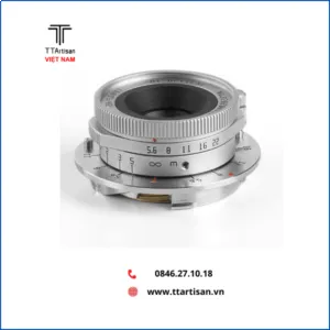 Ống kính Ttartisan 28mm f5.6 for Leica M Màu Bạc