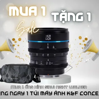 Ống kính Cine SIRUI Night Walker 55mm T1.2 for Fujifilm XF