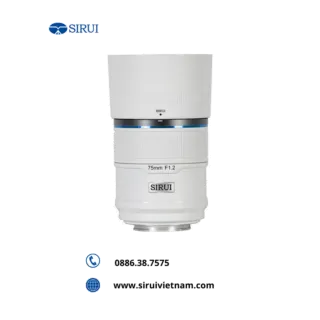 Ống kính AF SIRUI Sniper 75mm F1.2 for Nikon Z ( APS-C) Màu Trắng