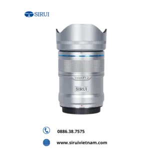 Ống kính AF SIRUI Sniper 33mm F1.2 for Fujifilm XF (APS-C) Màu bạc