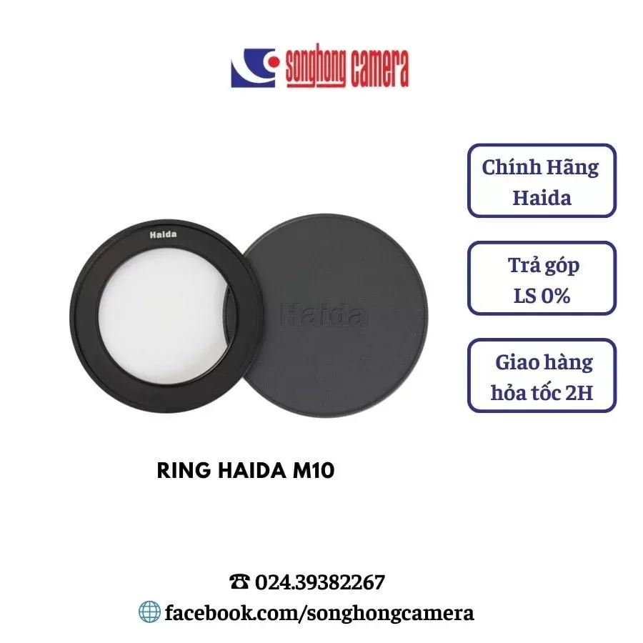 Adapter ring 72mm cho Holder Haida (Hệ M10) - HD4251