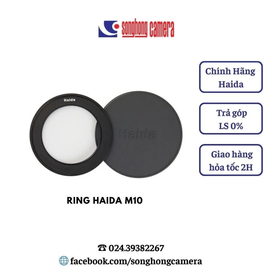 Adapter ring 72mm cho Holder Haida (Hệ M10) - HD4251