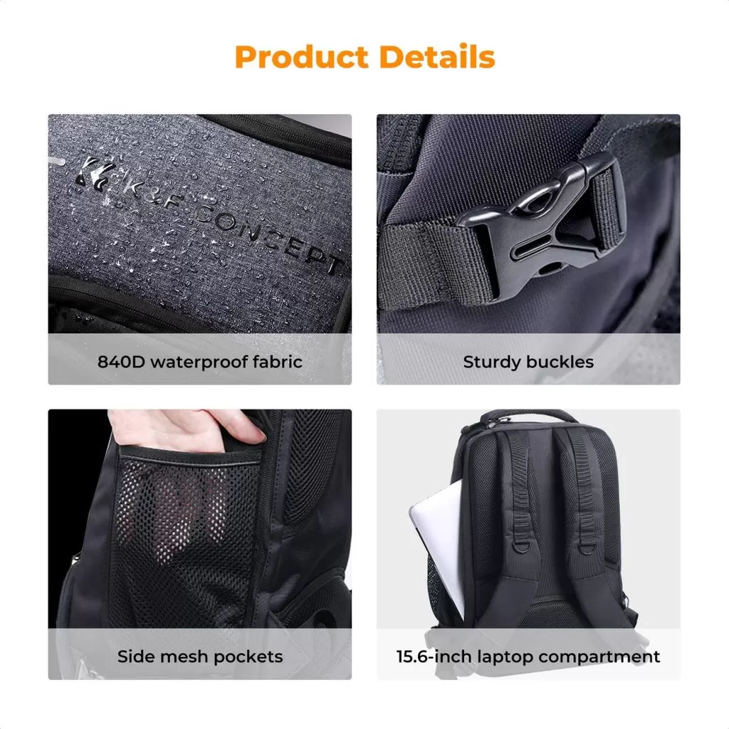 Balo máy ảnh K&F Concept 25L KF13.164