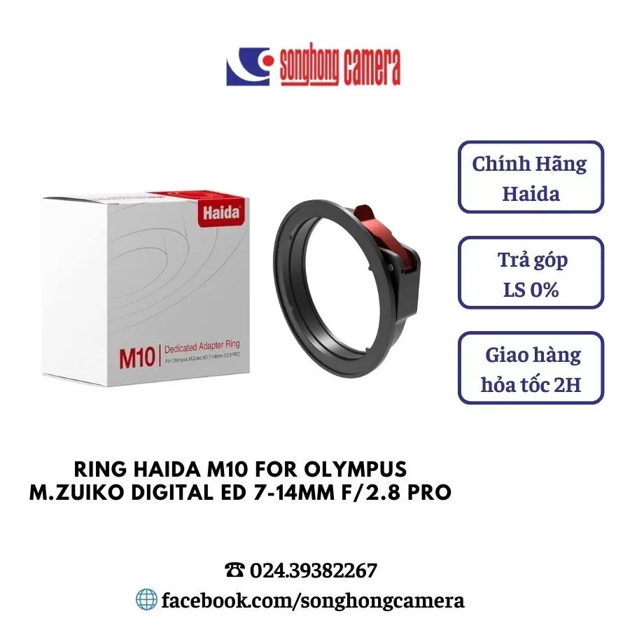 Adapter ring Haida dùng cho ống kính Olympus 7-14mm F2.8 PRO (Hệ M10) - HD4629