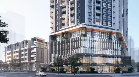 Tòa nhà tổ hợp Golden Residence lô CC1